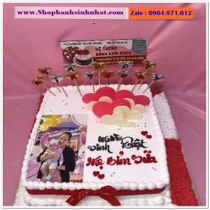 Bánh Sinh Nhật In Hình Ảnh - H399